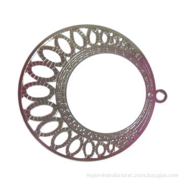 Stainless steel drop earrings with various color, round shape, size and OEM are welcomed